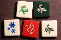 Custom SCRABBLE tile: Holiday Blanks